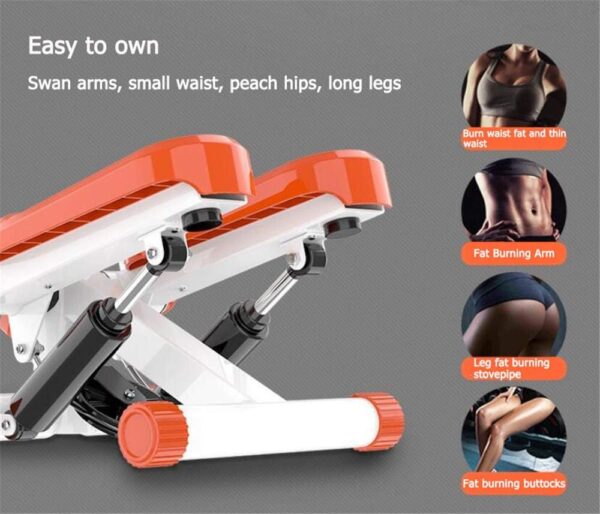 BCLGCF Pasador De Escalera Giratorio Portátil, Mini Máquina De Ejercicios Máquina De Pasos Multifuncional, Escalada En Modo Deportivo Pasos Aeróbicos con Pantalla LCD - Image 6