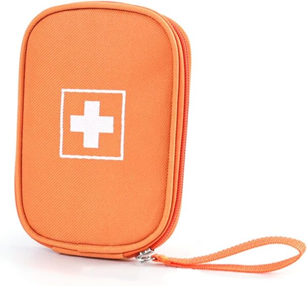 EIHI color naranja botiquin viaje bolsa botiquin vacia botiquin de primeros auxilios viaje botiquín de primeros auxilios portátil Con correa para la muñeca para Viajar Acampar y Senderismo