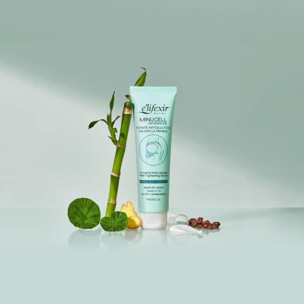 Elifexir Minucell Intensive | Sérum Anticelulítico Ultra Potente | Crema Drenante y Reafirmante | Combate Celulitis Resistente de Grado II y III | Reduce Piel de Naranja | Rápida Absorción | 150 ml - Image 6
