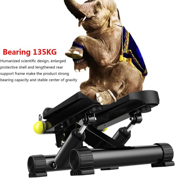 ZXLLAFT Fitness Stepper, Aerobic Trainer Twist Stair Stepper, Portable Quiet Climber Stepper para Principiantes y Profesionales - Image 8