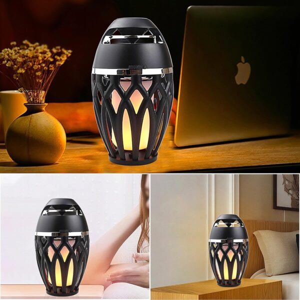 Altavoz Bluetooth con luz de llama LED, altavoz inalámbrico impermeable, Bluetooth 5.0, inalámbrico, portátil, audio HD, altavoz Bluetooth, luz LED, regalos para niñas, jóvenes, mujeres, hombres - Image 7