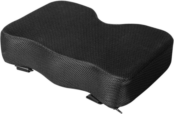 Kanu - Cojín de asiento de alto rendimiento para máquina de remo con espuma viscoelástica más gruesa, cubierta lavable y correa - Funciona también muy bien con bicicletas de ejercicio estacionarias - Image 8