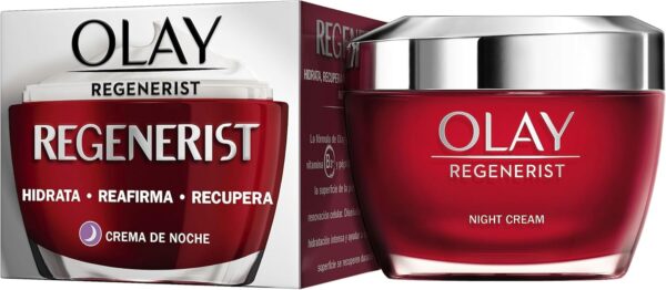 Olay Regenerist Crema De Noche, Fórmula Con Niacinamida (Vitamina B3) Y Péptidos, Hidrata Al Instante Y Durante 24H, Piel Más Firme En 14 Días, 50ml - Image 11