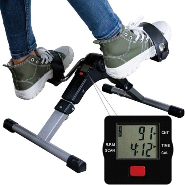 ZXLLAFT Portátil Stepper, Treadmill Cardio Steppers Máquina de piernas Equipo de Fitness Gimnasio en casa Ejercicio Mini Bicicleta giratoria con Pantalla LCD