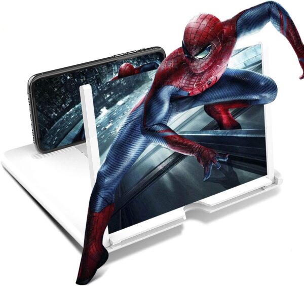 Lupa de Pantalla de Teléfono Móvil de 12 Pulgadas para Todos Los Teléfonos Inteligentes, Lupa de Pantalla con un Paño de Limpieza Exquisito.