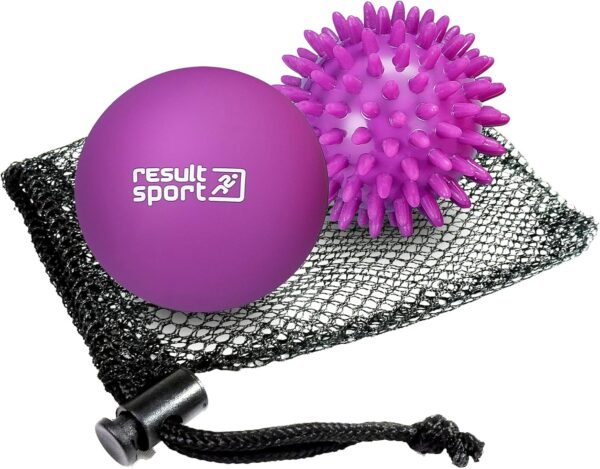 ResultSport Juego de bolas de masaje, recuperación de fascitis plantar, masaje de punto de activación, alivio miofásico de tejido profundo