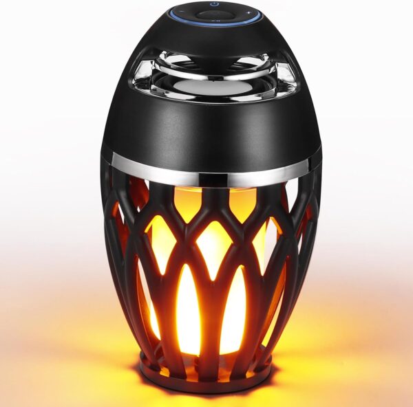Altavoz Bluetooth con luz de llama LED, altavoz inalámbrico impermeable, Bluetooth 5.0, inalámbrico, portátil, audio HD, altavoz Bluetooth, luz LED, regalos para niñas, jóvenes, mujeres, hombres