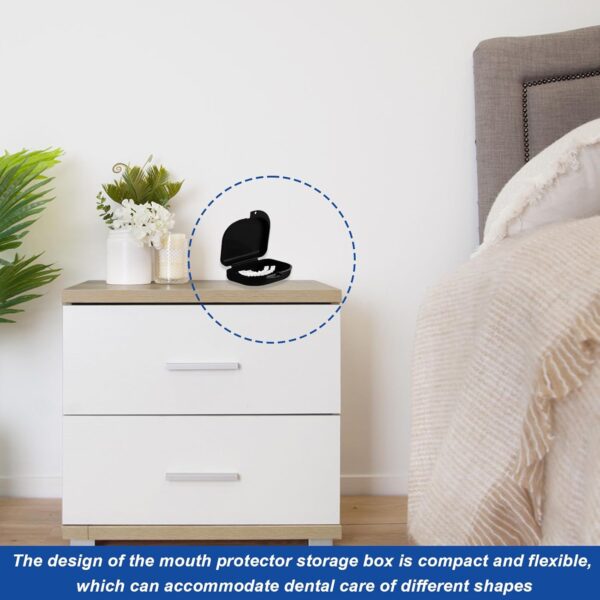 Caja para aparatos ortopédicos, caja de dentaduras para niños, divertido, para aparatos ortopédicos sueltos, caja de prótesis, moderno, 2 unidades - Image 6
