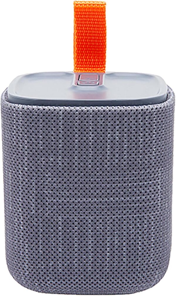 APM 571077 - Altavoz portátil con Bluetooth, Mini Altavoz inalámbrico, Formato Compacto, diseño Moderno, hasta 8 Horas de autonomía, Resistente a Las Salpicaduras de Agua IPX4, Gris, 571077 - Image 4