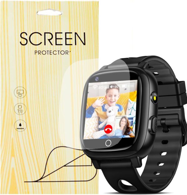 MBROS Compatible para [6 Pedazo Protector] Blando Protector Pantalla Compatible para Smartwatch PIULAXIU Reloj Inteligente Niños GPS 1,4 Pulgadas (6 Pedazo)