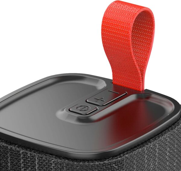 APM - Altavoz Bluetooth portátil, Mini Altavoz inalámbrico Formato Compacto, Altavoz de diseño Moderno, hasta 8 Horas de autonomía, Resistente a Las proyecciones de Agua IPX4, Negro, 571078 - Image 4