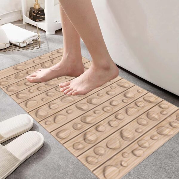 Esterilla de masaje de pies, alfombrilla regeneradora para masaje de pies, masaje de pies con piedras de imitación de piedras, acupresión plegable, reflexología para relajación, cuidado de los pies y - Image 4