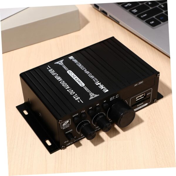 Hemobllo Ak380 Coche 12 Amplificador Receptores Estéreo Amplificador De Audio Amplificador Pa Receptor Estéreo Receptor Estéreo Componentes De Audio Receptores Amplificador - Image 9