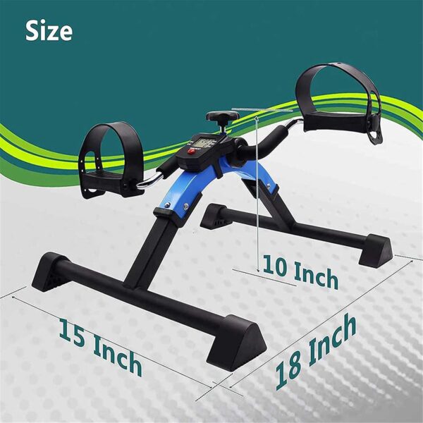 LUNEZY Entrenador De Mediana Edad Y Ancianos, Bicicletas Estáticas para Uso Doméstico Bicicleta De Fitness Multifunción Extraíble Smart Count Table Knob Regulador De Resistencia Dispositi - Image 3