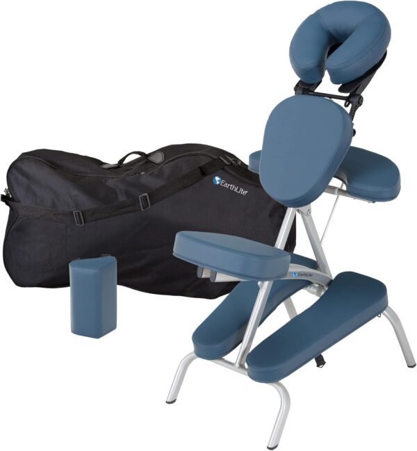 Earthlite Vortex - Silla de masaje profesional, color azul