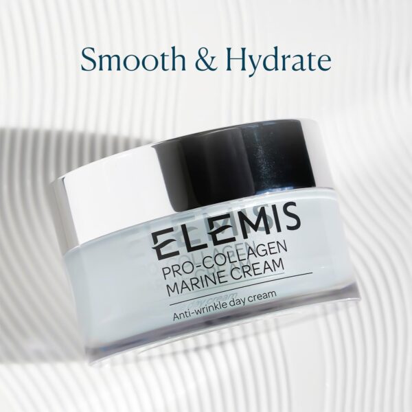 Elemis Pro-Colágeno Crema Marina, Hidratante Antiarrugas Diaria, Gel-crema Ultraligero, Alisa, Ilumina y Rejuvenece, Todo Tipo de Piel, 30 ml - Image 2