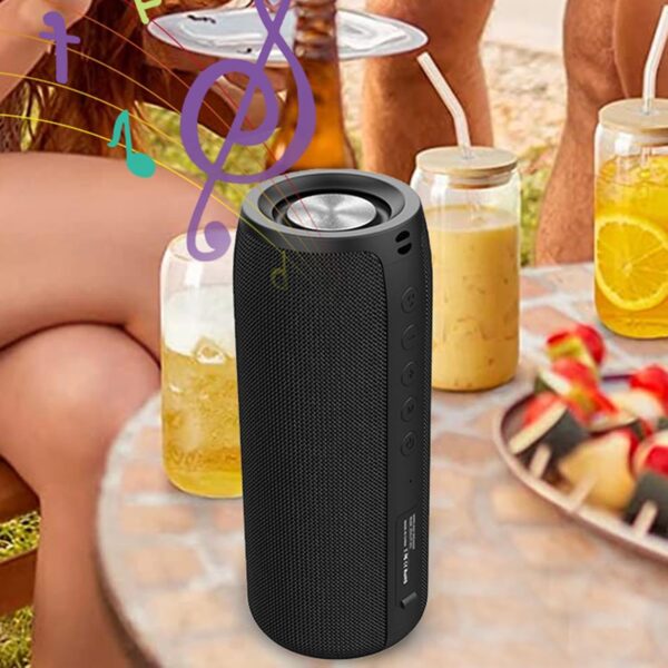 Altavoces inalámbricos portátiles - sonido dinámico altavoz inalámbrico inteligente altavoz de ducha inalámbrico - Altavoz estéreo Altavoz de escritorio inalámbrico versátil para portátiles teléfonos - Image 3