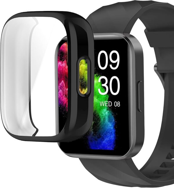 Blueshaweu Funda compatible con reloj inteligente RUIMEN D1 1,85 pulgadas, TPU flexible, protección completa con protector de pantalla, resistente a los arañazos, funda para reloj inteligente RUIMEN - Image 4