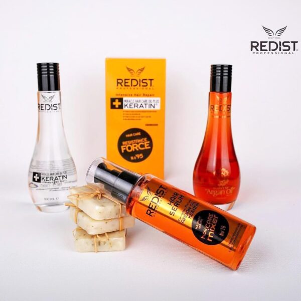 REDIST Serum de queratina para el cabello de argán, 125 ml, para tratamiento antiencrespamiento de cabello seco, quebradizo y dañado, cuidado del cabello, queratina y argán, tratamiento de aceite para - Image 8