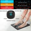Masajeador de Pies Eléctrico, Masajeador pies con Tecnología EMS para Circulación y 6 Modos, 20 Niveles de Intensidad Ajustable para Alivio del Dolor Masajeador de pies para la relajación muscular - Image 4