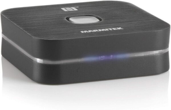 Receptor Bluetooth Audio - Marmitek BoomBoom 80 - NFC - Bluetooth a Conector de 3,5 mm - A2DP - Función de Espera - Transmita Música de Forma Inalámbrica a Través de Bluetooth a su Sistema Estéreo