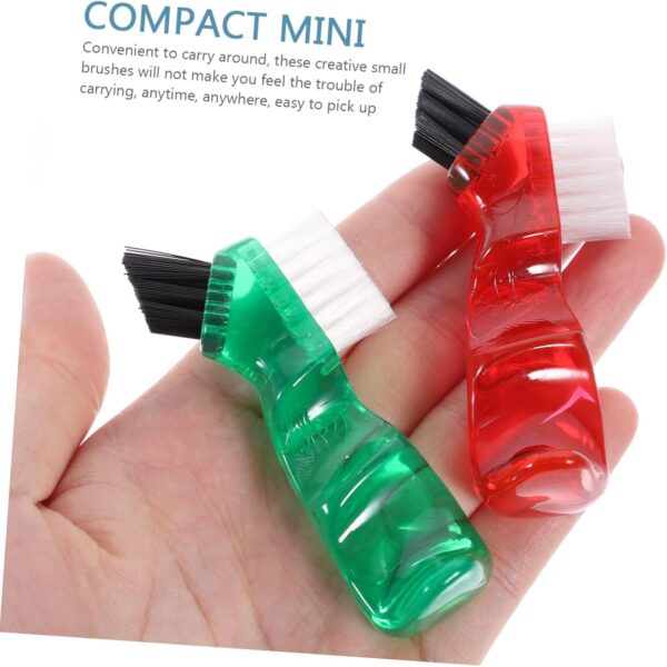 HAPINARY 8 Piezas Cepillo De Micro Prácticos Cepillos De Limpieza Cepillo Para Dentaduras Postizas Pinceles Para Pintar En Miniatura Dual Head Doble Lado El Plastico - Image 2