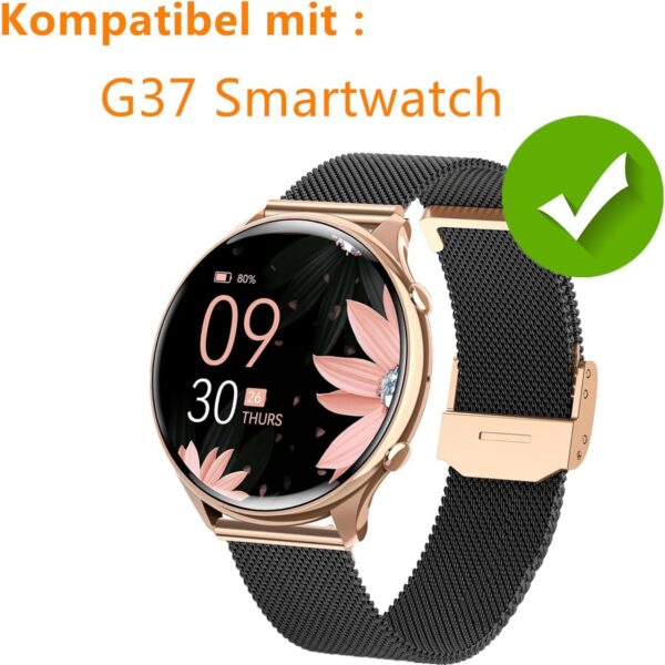Frgnie RUXINGX - Protector de pantalla compatible con reloj inteligente RUXINGX para mujer de 1,39 pulgadas (6 unidades) flexible TPU protector de pantalla, compatible con reloj inteligente Fitonme - Image 2
