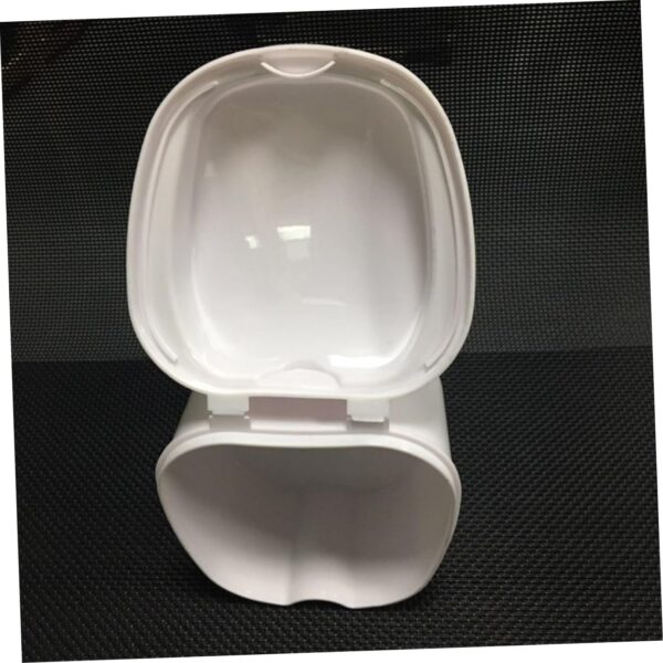 HAPINARY Caja De Tabletas De Limpieza Dentaduras Postizas Contenedores Pequeño Caso De Postiza Retenedor Dental Caso Organizador De Contenedores Limpiador De Retenedores Caso - Image 7