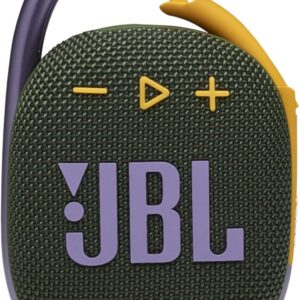 JBL Clip 4, Green – Altavoz portátil Bluetooth 5.1 – Hasta 10 horas...