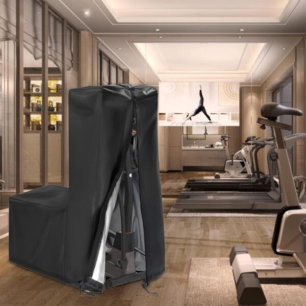 Uhngw Cubierta Elíptica Interior,Cubierta Elíptica Impermeable - Funda protectora elíptica impermeable | Cubierta de tela Oxford para máquina de exterior, cubierta protectora para entrenador elíptico, - Image 2