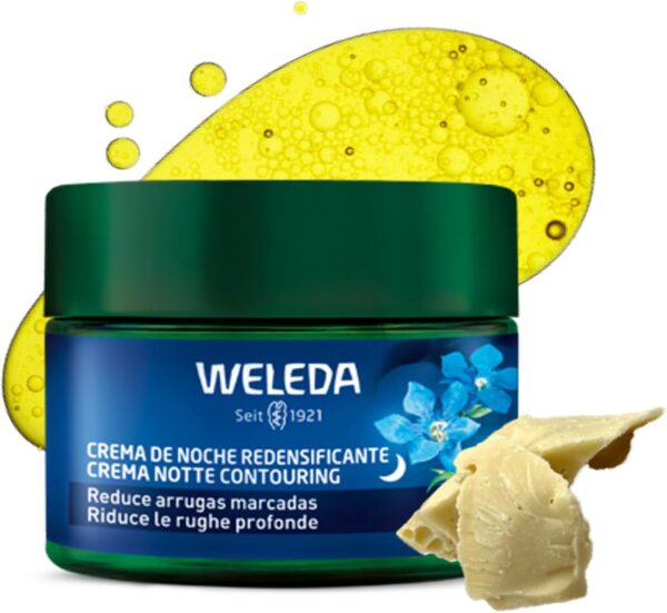 Weleda - Crema Facial de Noche, Redensificante, Reduce Arrugas, Antiedad, Regenera y Nutre, Aumenta el Colágeno, 100% Natural, con Genciana Azul y Edelweiss, Vegana, Pieles Maduras - 40 ml - Image 3