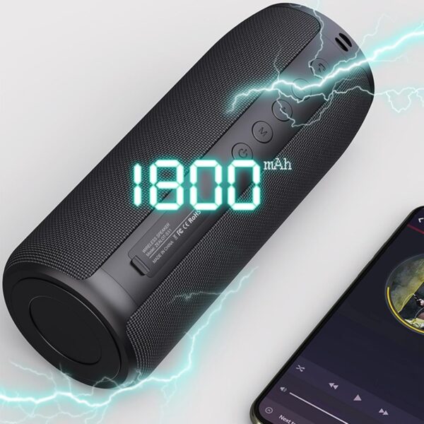Altavoces inalámbricos portátiles - sonido dinámico altavoz inalámbrico inteligente altavoz de ducha inalámbrico - Altavoz estéreo Altavoz de escritorio inalámbrico versátil para portátiles teléfonos - Image 5