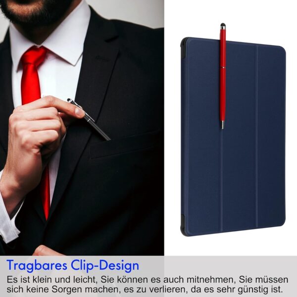 Lápiz para Tablet [10 Colores] Lápiz táctil y bolígrafo de Tinta Negra 2 en 1 para Todos los teléfonos móviles, tabletas, iPhone i-Pad Pro Air Mini, Reloj Inteligente Samsung Galaxy Microsoft Surface - Image 2