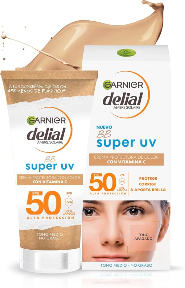 Garnier Delial Crema BB Protectora Facil con Vitamina C SPF50-50ml