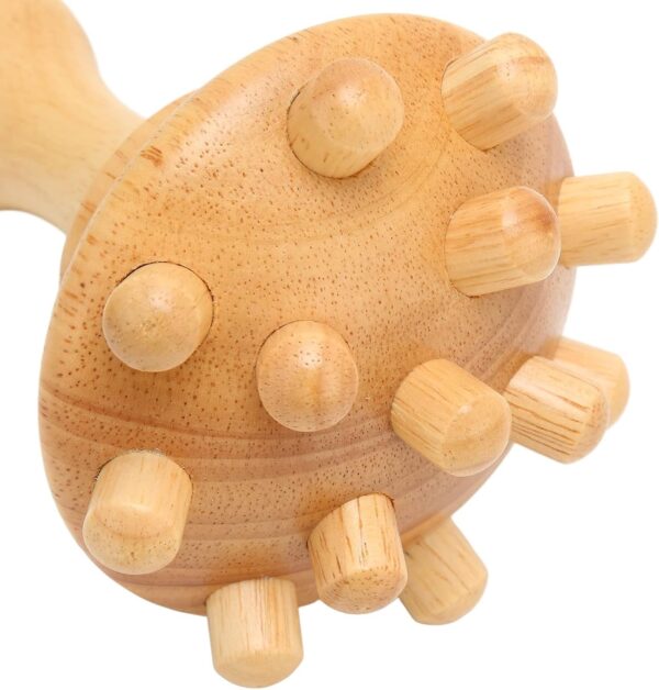 Bipily Herramientas De Masaje De Madera De Hongos, herramienta de masaje de punto de activación de tejido profundo Maderoterapia Kit Colombiana, herramienta de modelado de cuerpo de madera - Image 4