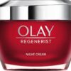 Olay Regenerist Crema De Noche, Fórmula Con Niacinamida (Vitamina B3) Y Péptidos, Hidrata Al Instante Y Durante 24H, Piel Más Firme En 14 Días, 50ml