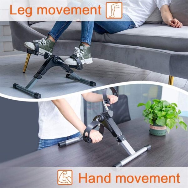 ZXLLAFT Portátil Stepper, Treadmill Cardio Steppers Máquina de piernas Equipo de Fitness Gimnasio en casa Ejercicio Mini Bicicleta giratoria con Pantalla LCD - Image 3