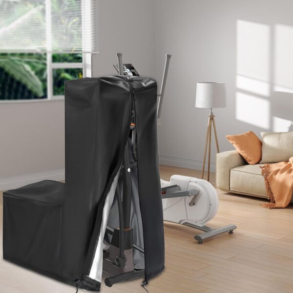 Uhngw Cubierta Elíptica Interior,Cubierta Elíptica Impermeable - Funda protectora elíptica impermeable | Cubierta de tela Oxford para máquina de exterior, cubierta protectora para entrenador elíptico, - Image 6