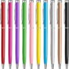 Lápiz para Tablet [10 Colores] Lápiz táctil y bolígrafo de Tinta Negra 2 en 1 para Todos los teléfonos móviles, tabletas, iPhone i-Pad Pro Air Mini, Reloj Inteligente Samsung Galaxy Microsoft Surface