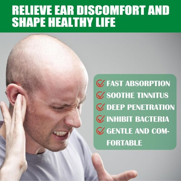 Ear Soothing Drops Calmante Del Oído, Gotas Para El Oído, Gotas Para El Oído Que Alivian La Obstrucción Del Oído Interno, Acúfenos, Molestias Del Oído - Image 5