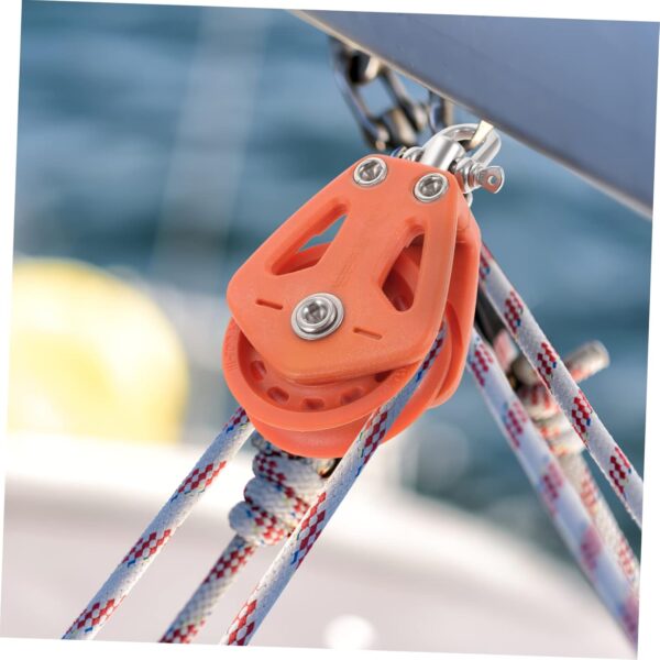 BESPORTBLE 5 Uds Elevación De Polea De Vela Polea De Velero Polipasto Bloque De Polea De Velero Broches De Plástico Herramienta Rotativa Tambor De Plástico Accesorios De Polea De Velero - Image 6