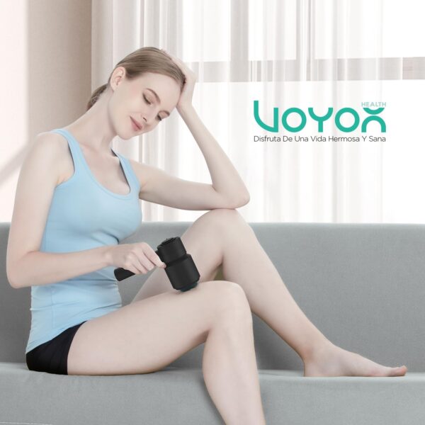 VOYOR-HEALTH Masajeador Anticelulitico, Eléctrico Juego de Masajeador Celulitis para Masaje de Cuerpo Completo, Masajeador de Relajación Muscular con 5 Cabezas Muti-Funcionales CM410, Negro - Image 7