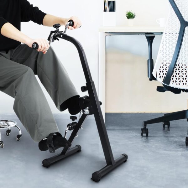 YARNOW Bicicleta Estática Plegable Bicicleta De Interior De Ruido Bicicleta De Fitness Con Pantalla Digital Bicicletas Estáticas Para El Hogar Para Personas Mayores - Image 2
