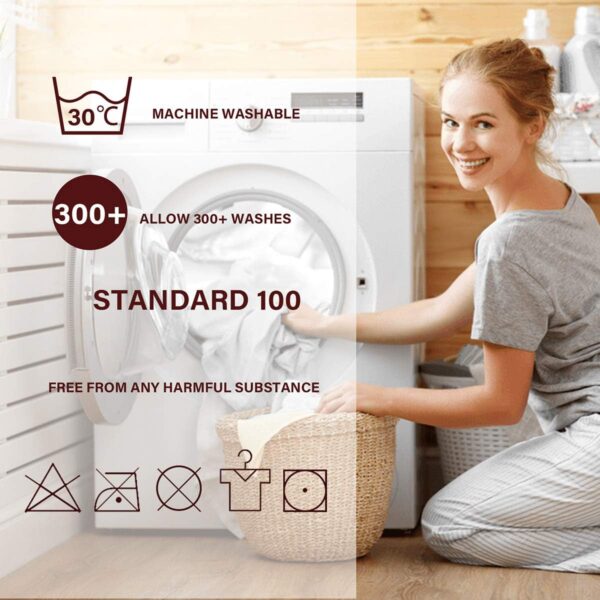 Sábana Protectora de Almohadilla para incontinencia de Cama - Sábana para mojar la Cama Lavable a Prueba de Agua Absorbente Soaker Underpad Sofá Cama Individual Doble (86 * 92 cm (3 Piezas)) - Image 5