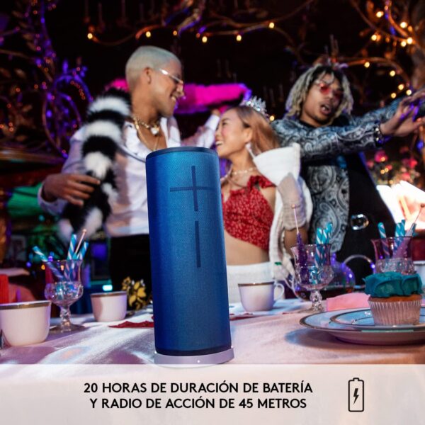 Ultimate Ears Megaboom 3 Altavoz Portátil Inalámbrico Bluetooth, Graves Profundos, Impermeable, Flotante, Conexión Múltiple, Batería de 20 h, color Viola - Image 6
