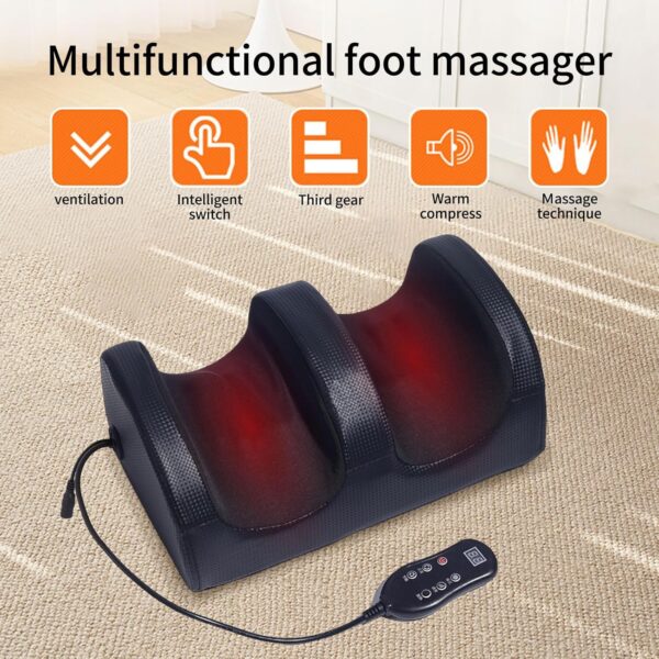 Masaje de pies Shiatsu Calefacción,5 modos y 3 intensidades de alfombra eléctrica de masaje,Foot Massage Pad Reducción de la Fatiga Promoviendo la Circulación de Sangre, Masajeador de Pies (Tipo B) - Image 6