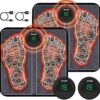 Masajeador de Pies Eléctrico, Masajeador pies con Tecnología EMS para Circulación y 6 Modos, 20 Niveles de Intensidad Ajustable para Alivio del Dolor Masajeador de pies para la relajación muscular