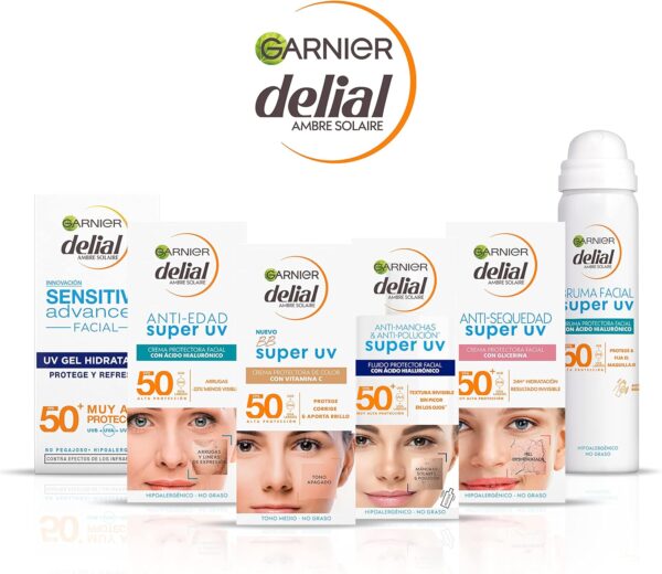 Garnier Delial Crema BB Protectora Facil con Vitamina C SPF50-50ml - Image 4