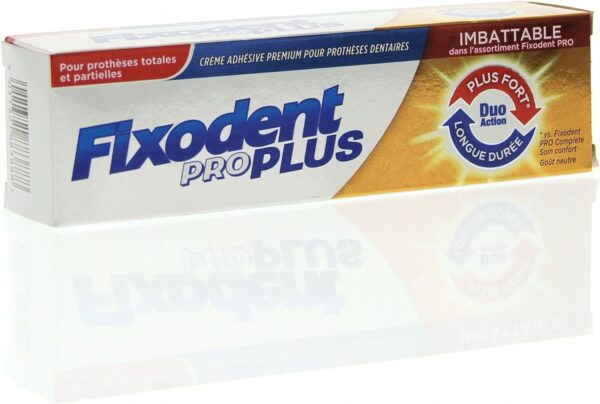 FIXODENT PRO DUO ACTION PLUS FORT LONGUE DUREE 40 G