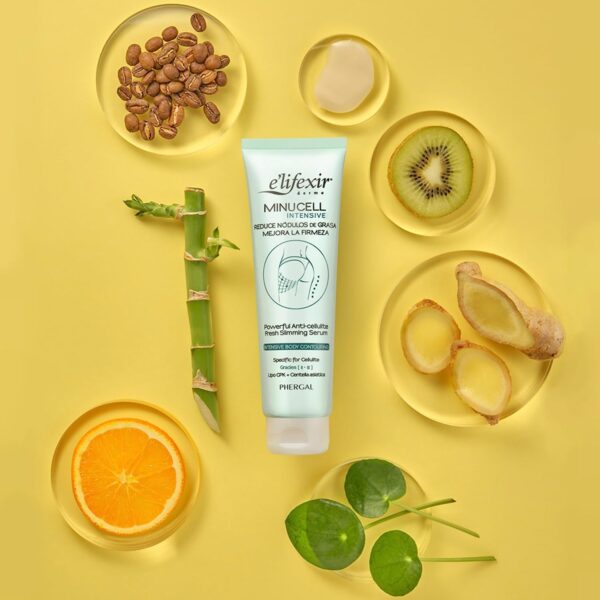 Elifexir Minucell Intensive | Sérum Anticelulítico Ultra Potente | Crema Drenante y Reafirmante | Combate Celulitis Resistente de Grado II y III | Reduce Piel de Naranja | Rápida Absorción | 150 ml - Image 7